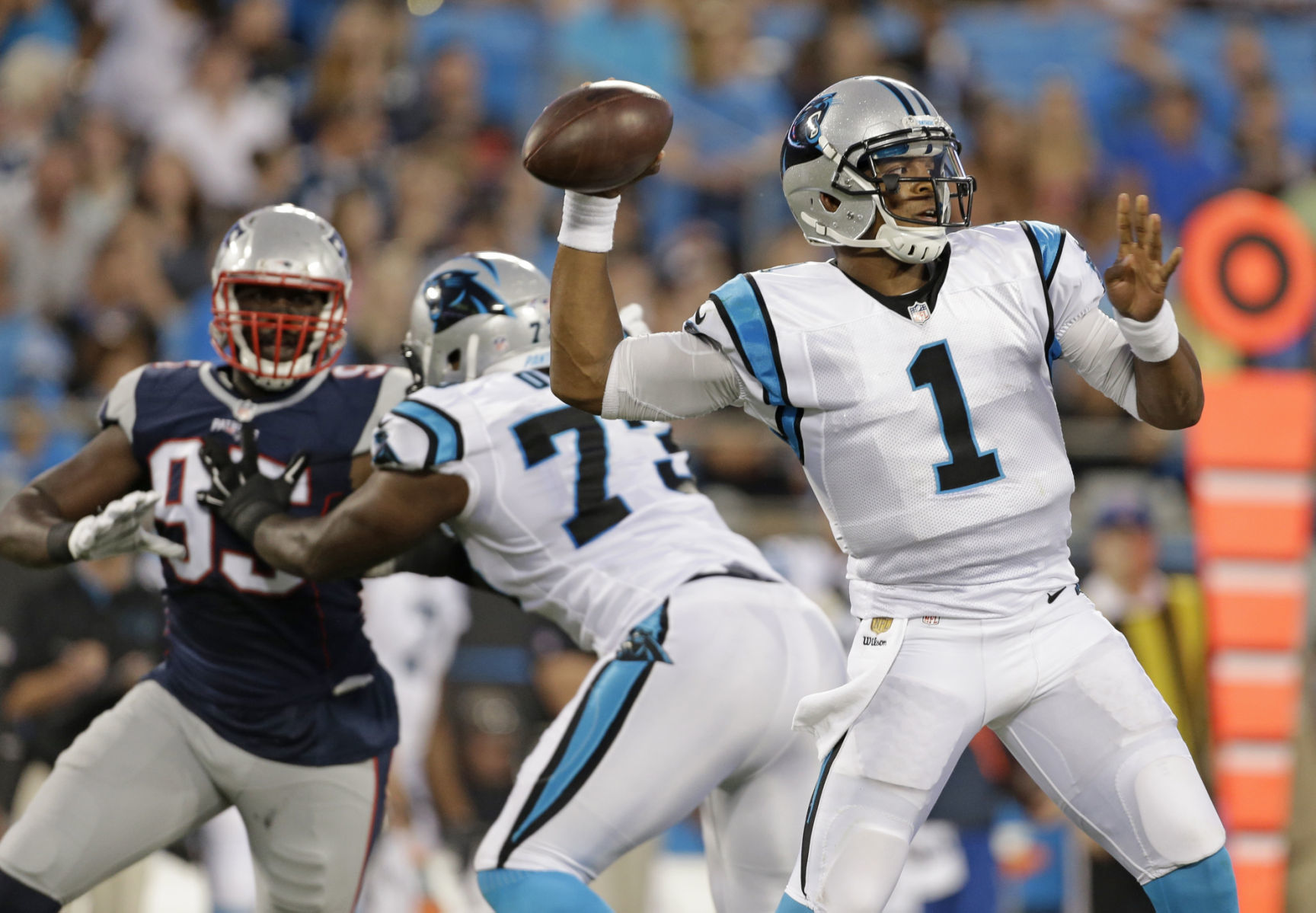 Patriots Panthers Football
